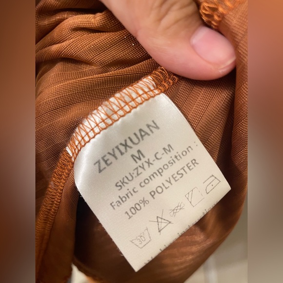 Burnt Orange Maxi Dress Medium - Picture 4 of 10